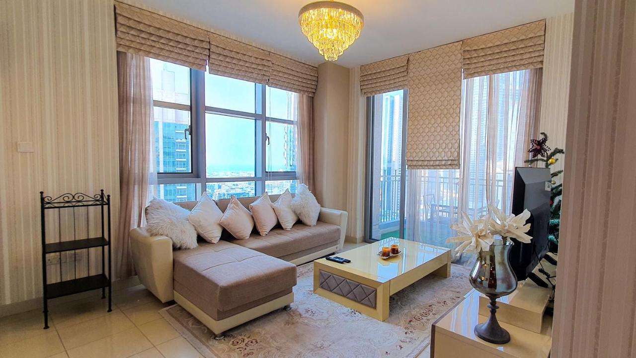 Lux Bnb Standpoint Tower Burj&Sea Views Dubaj Kültér fotó